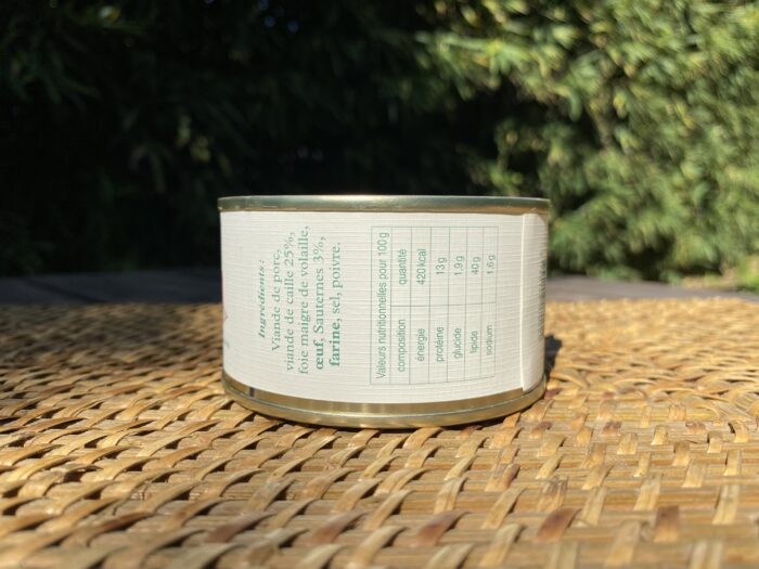 Pâté de caille au Sauternes 190 g pour 4 personnes – Image 4