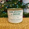 Galantine de dinde 20% bloc de foie gras de canard 190g 3/4 personnes