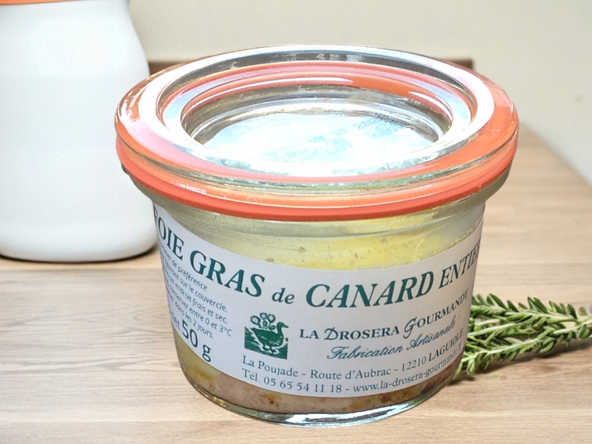 Foie gras de canard entier 50g pour 1 ou 2 personnes