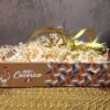 Corbeille carton "cocorico" à personnaliser pour un cadeau sur-mesure