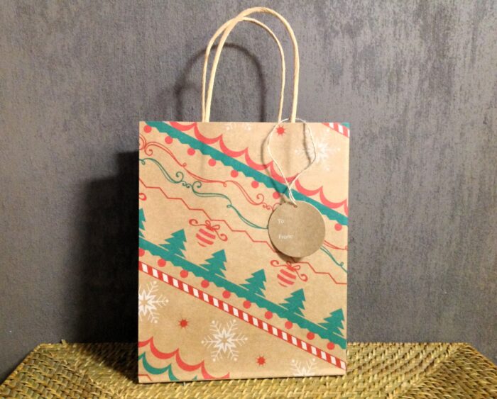 Sac kraft "cadeaux de Noël"