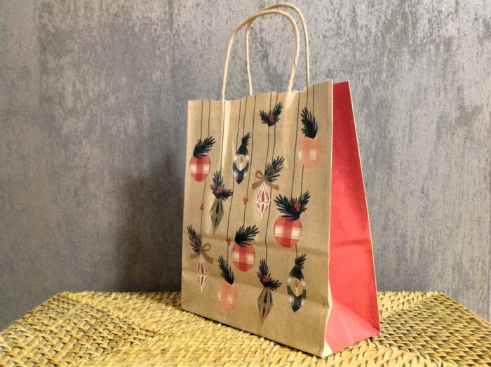 Sac kraft "thème de Noël" – Image 2