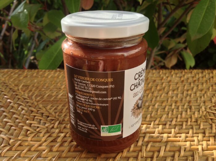 Crème de châtaignes au chocolat BIO – Image 2