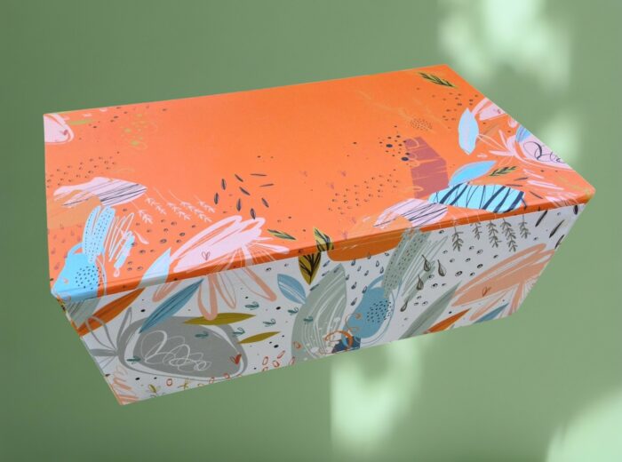 Coffret carton rectangle fermeture aimantée – Image 2