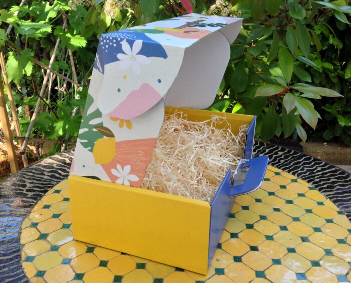 Coffret version valisette carton "feuillages & agrumes" – Image 2