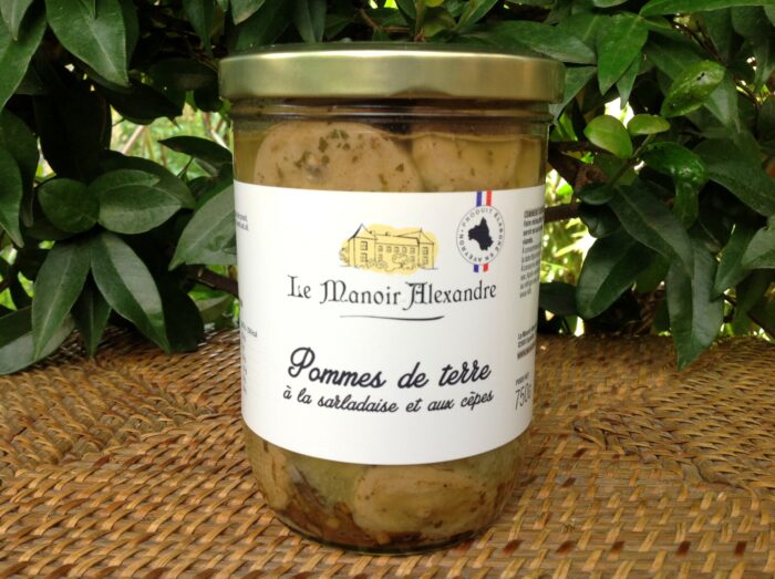 Pommes de terre à la sarladaise et aux cèpes